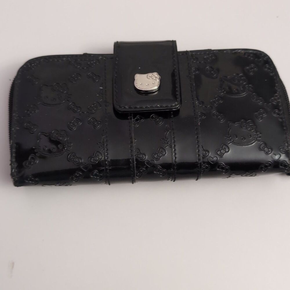 Hello Kitty Black Wallet, Sequined Pouch & Zipp ered Pouch